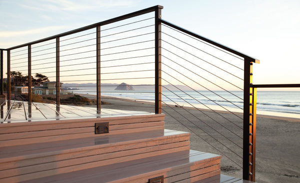 Onshore Railing 6 - Overlooking The Sea - Deck & Railing Build | O'Shea Construction
